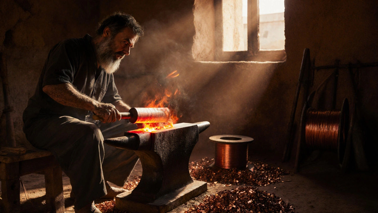 Les matières qui composent l'artisanat algérien traditionnel
