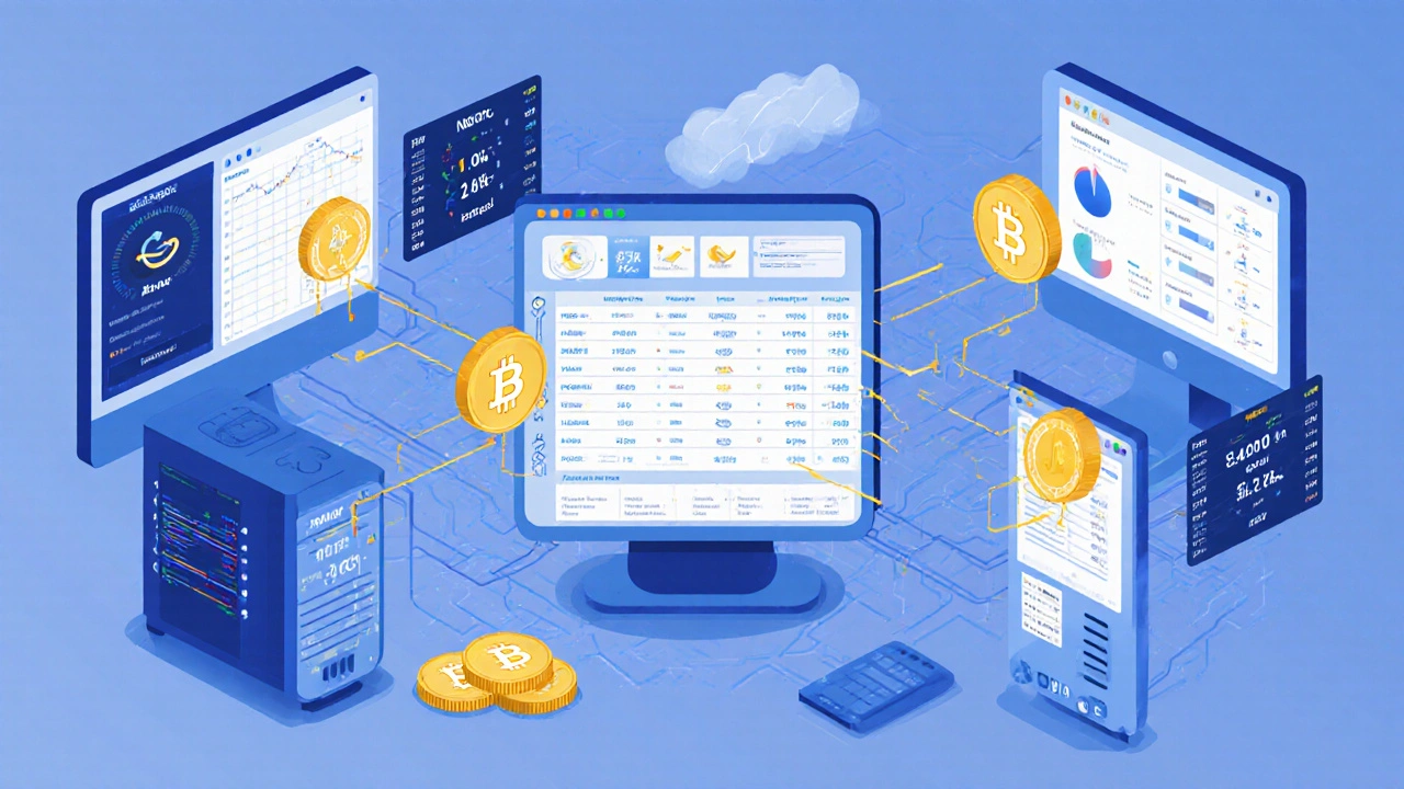 Réseau de nœuds décentralisés transmettant des données vérifiées avec des jetons LINK comme récompense.