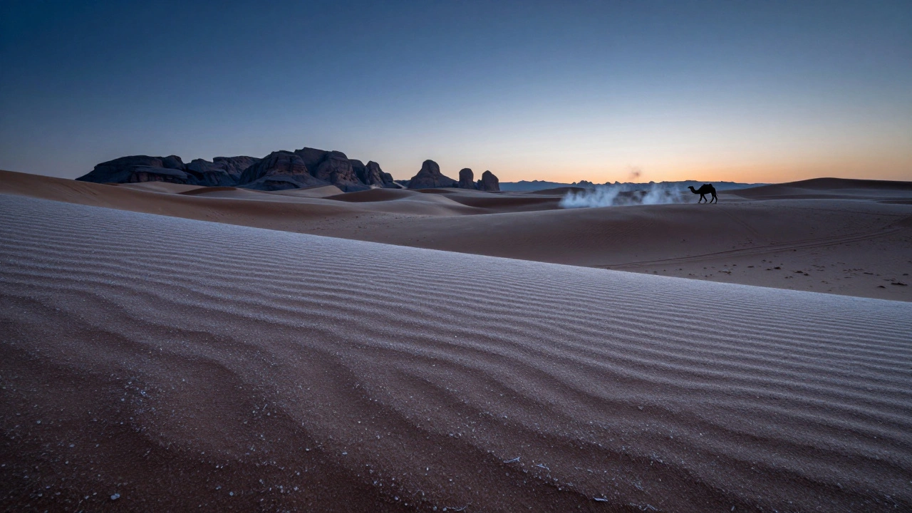 Quel est le mois le plus froid en Algérie pour un voyage au désert ?