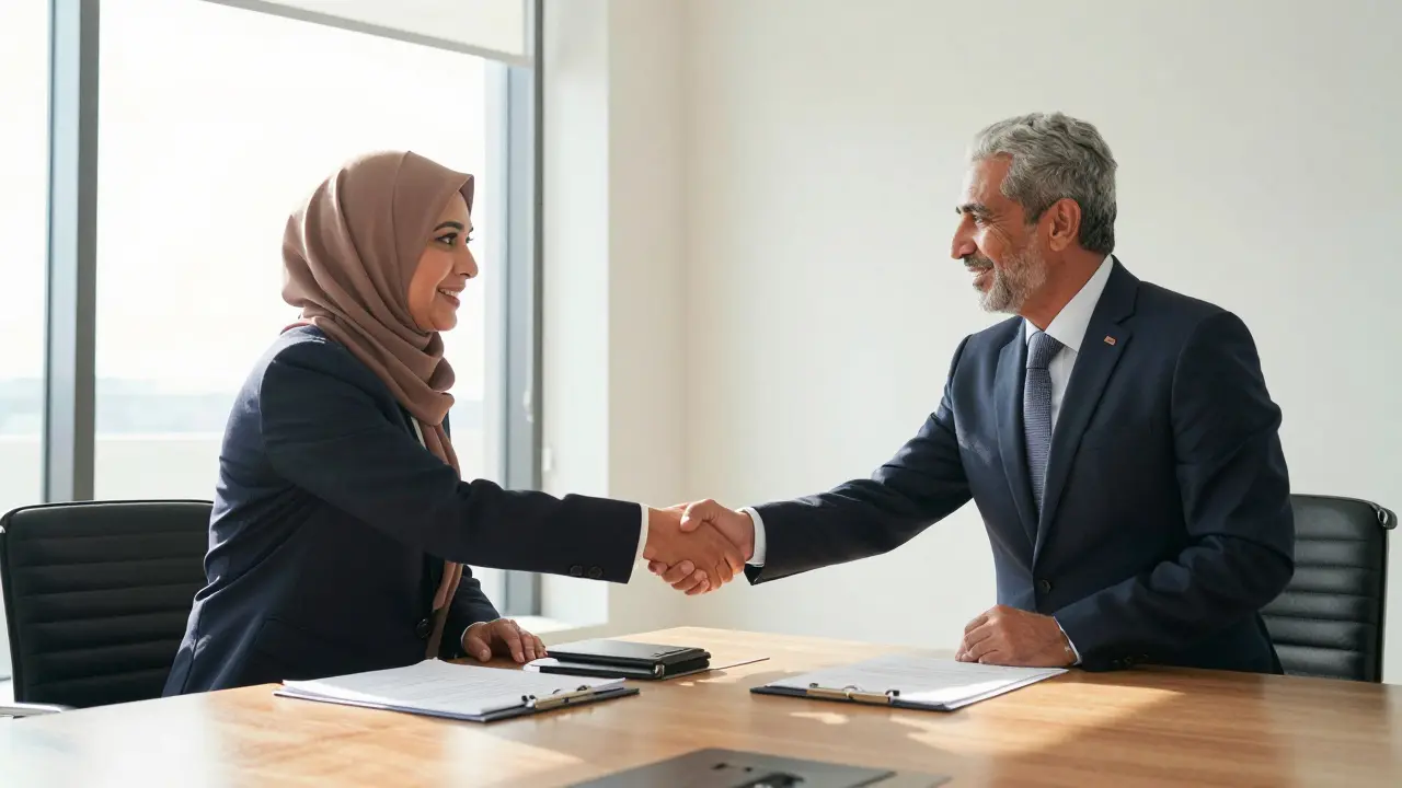 Diplomates marocains et algériens en réunion formelle