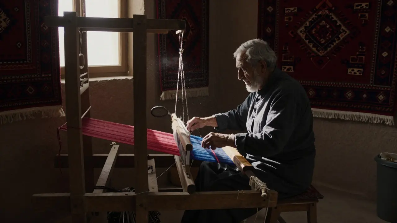 Quel est le métier le plus ennuyeux du monde ? Le travail du tisserand algérien