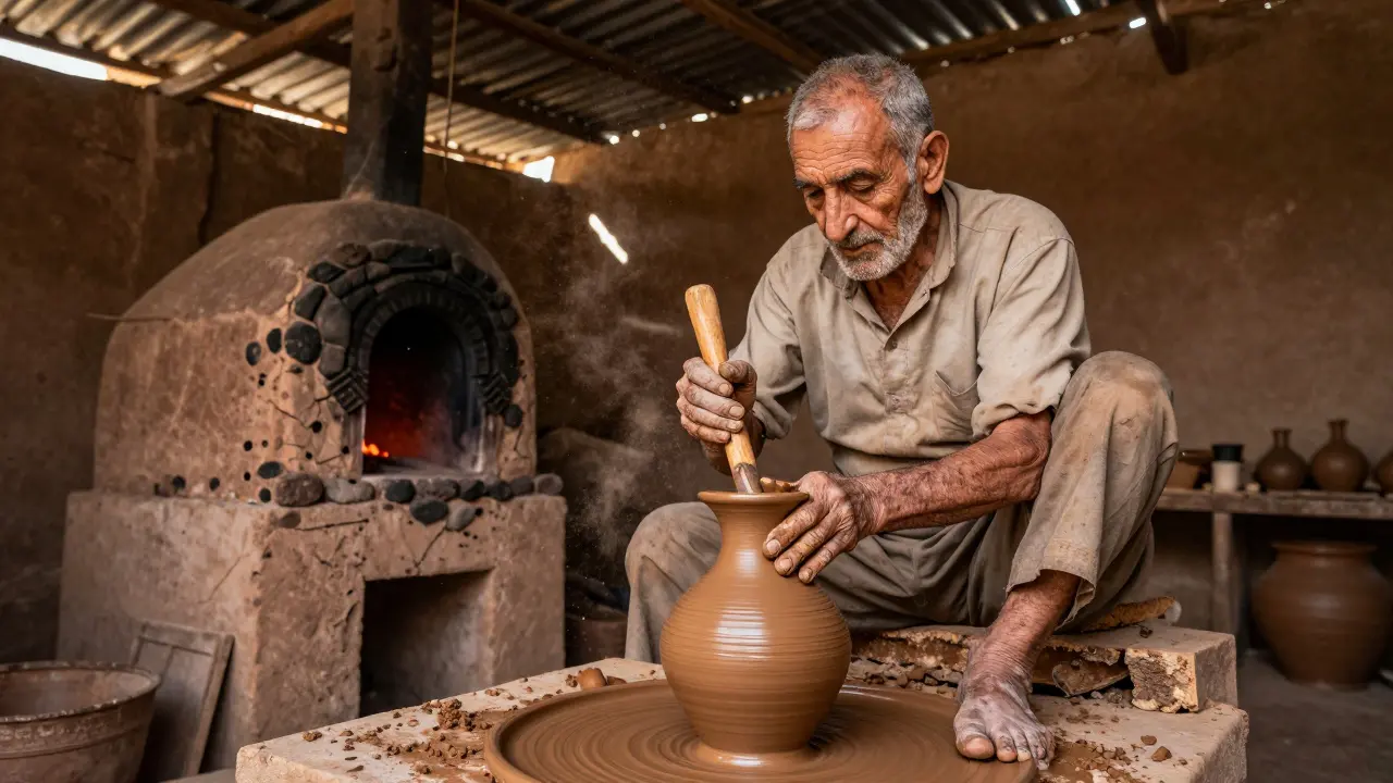 Quel est le métier le plus rare en Algérie ? Découvrez le savoir-faire presque disparu des maîtres de la céramique de Gouraya