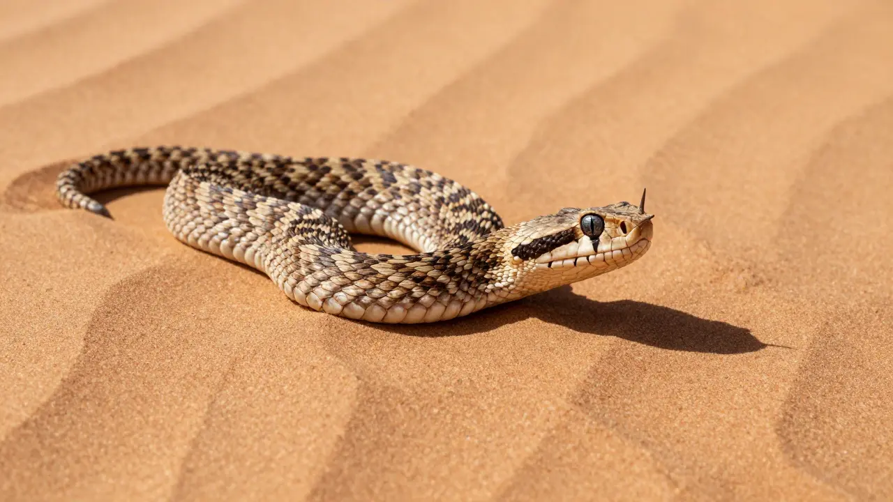 Serpents dans le désert : dangers, espèces et conseils de survie